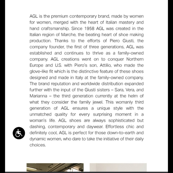 AGL est. 1958 made in Italy loafer flats 6.5 - Picture 8 of 9